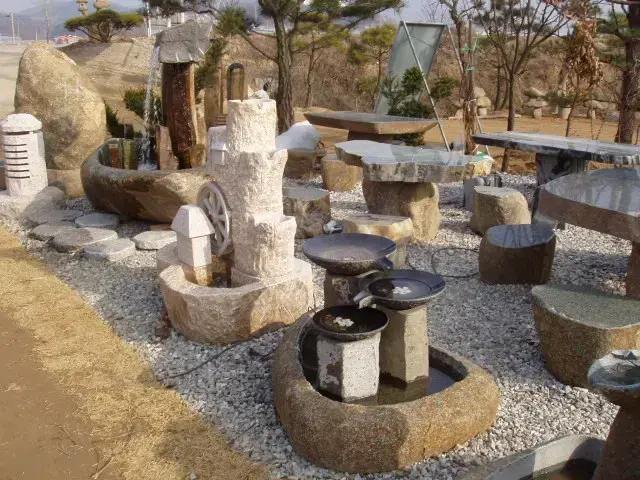 실내외 조경 설치 재료