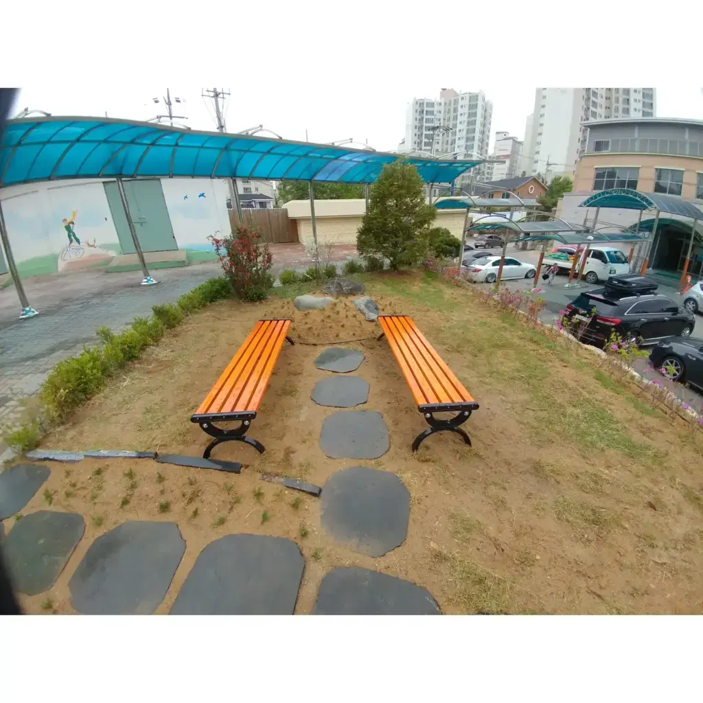 조형물 주변 경관조성공사 시공 사진