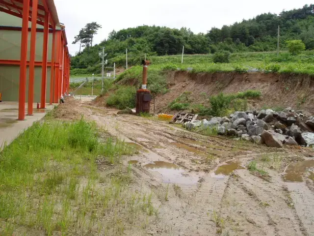 녹정원 주변 부대공사