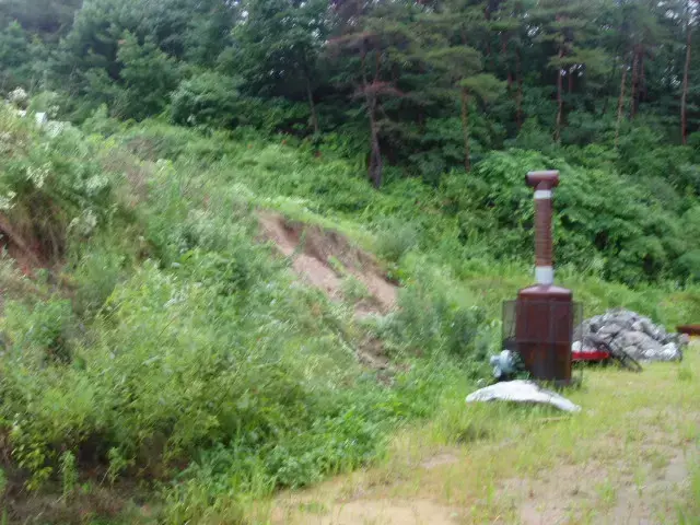 녹정원 주변 부대공사