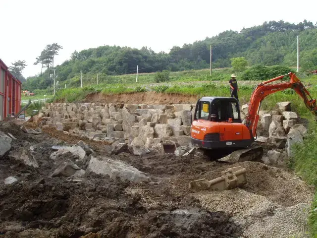 녹정원 주변 부대공사
