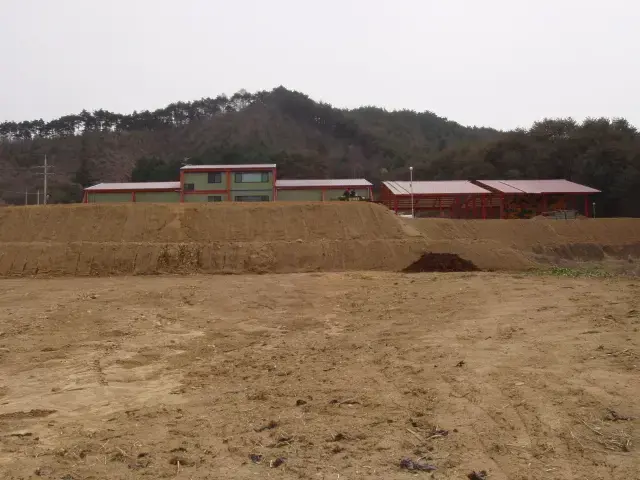 녹정원 주변 부대공사